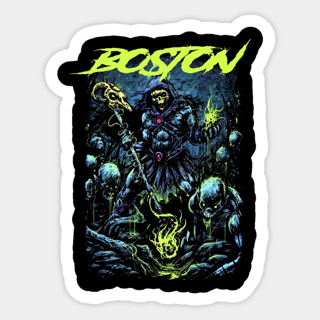 BOSTON BAND DESIGN Sticker by Rons Frogss